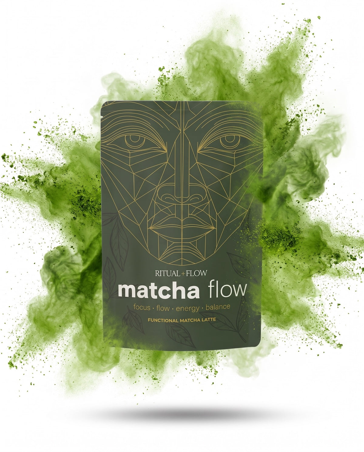 Matcha Flow Functional Latte